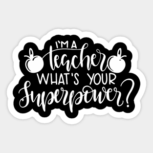 Teacher Sticker